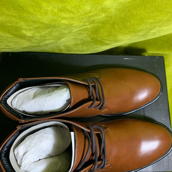Brand new in box men Alfani tan boots size 8M - Picture 9 of 13